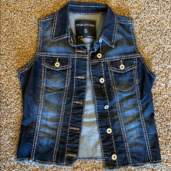 Maurices Denim Vest - Picture 1 of 3